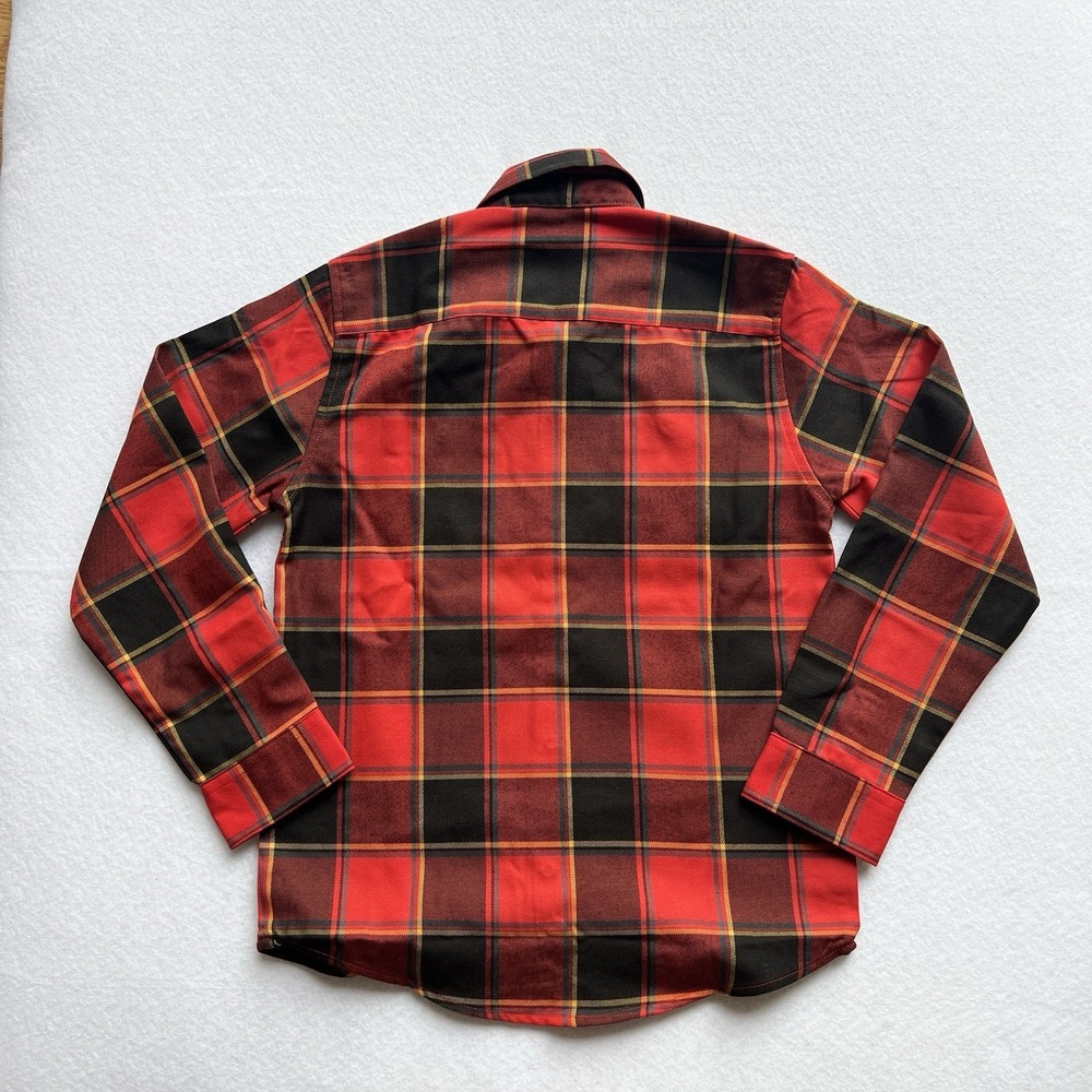 Dixxon DFC Youth‎ Division Caballero Flannel Shirt Red Plaid Boys Sz Med - Picture 2 of 12